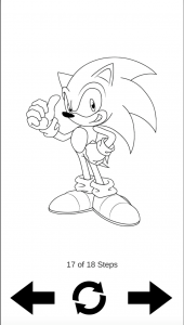 اسکرین شات 4 بازی How To draw Sonik