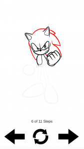 اسکرین شات 6 بازی How To draw Sonik