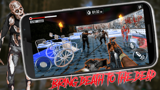 اسکرین شات بازی Into The Zombie Dead Land: Zombie Shooting Games 1