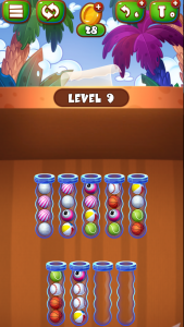 اسکرین شات بازی Sort Ball Puzzle: معمای توپ و لوله 6