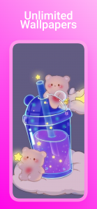 اسکرین شات 1 برنامه Cute Kawaii Wallpaper