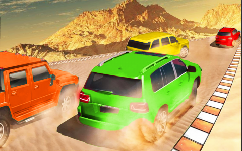 اسکرین شات بازی Prado Driving Game 4x4 jeep 1