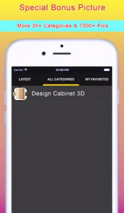 اسکرین شات برنامه Design Cabinet 3D 1