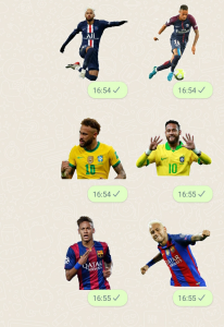 اسکرین شات برنامه Neymar Jr Stickers 3