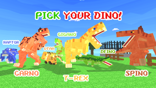 اسکرین شات 1 بازی Blocky Dino Park Apex Arena