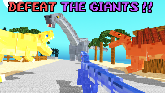 اسکرین شات 4 بازی Blocky Dino Park Dino Arena