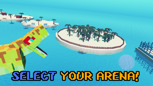 اسکرین شات 2 بازی Blocky Dino Park Dino Arena