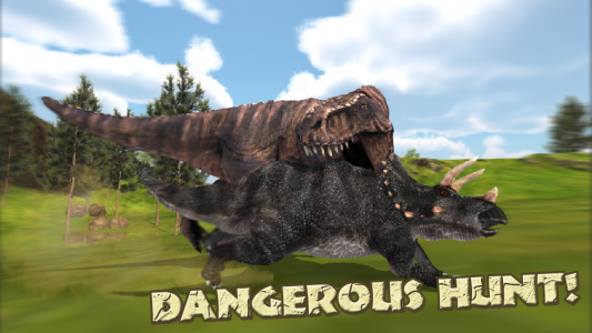 اسکرین شات بازی Hungry T-Rex Island Dino Hunt 1