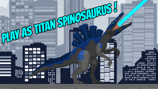 اسکرین شات 1 بازی Hybrid Titan Spino Rampage