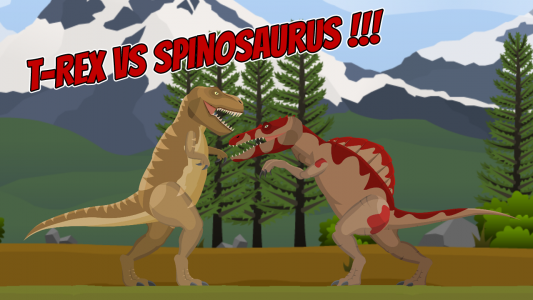 اسکرین شات بازی Hybrid Arena: T-Rex vs Spino 1