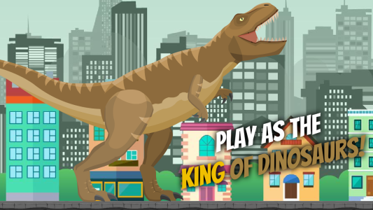 اسکرین شات 1 بازی Hybrid T-Rex: City Rampage