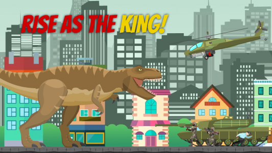 اسکرین شات 4 بازی Hybrid T-Rex: City Rampage