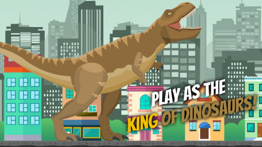 اسکرین شات بازی Hybrid T-Rex: City Rampage 1