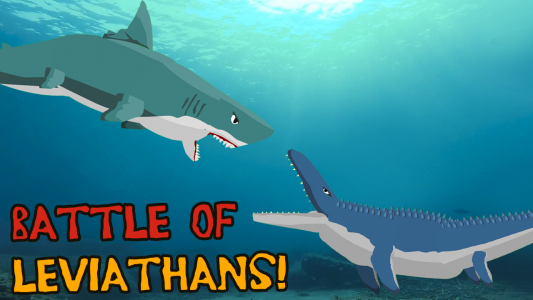 اسکرین شات 1 بازی Megalodon Fights Mosasaurus