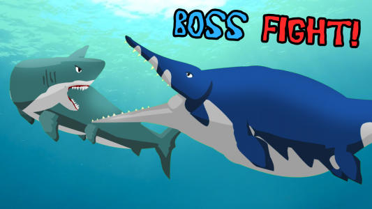 اسکرین شات 3 بازی Megalodon Fights Mosasaurus