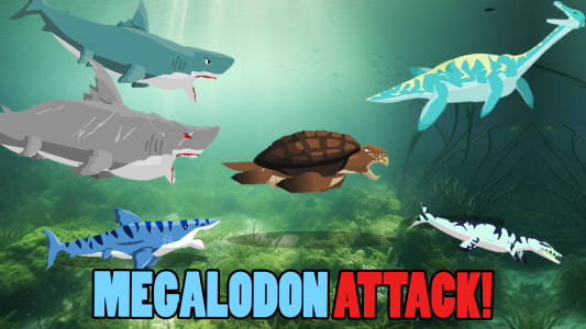 اسکرین شات بازی Megalodon Fights Sea Monsters 1