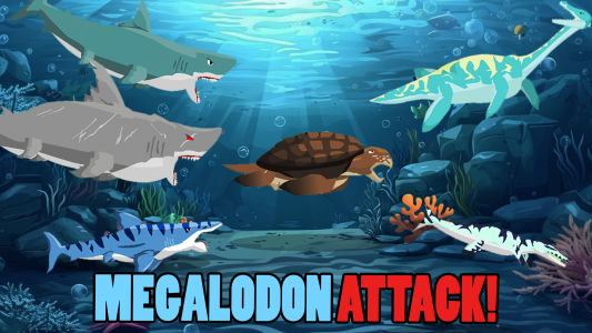 اسکرین شات بازی Megalodon Fights Sea Monsters 1