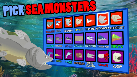 اسکرین شات بازی Megalodon Fights Sea Monsters 2