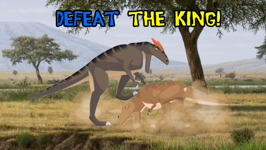اسکرین شات 3 بازی T-Rex Fights Allosaurus