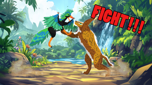 اسکرین شات 3 بازی T-Rex Fights Ice Age Beasts