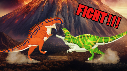 اسکرین شات بازی T-Rex Fights More Dinosaurs 3