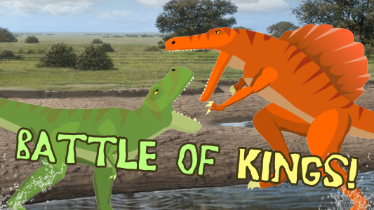 اسکرین شات 1 بازی T-Rex Fights Spinosaurus