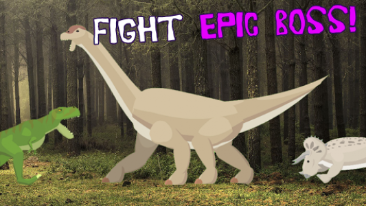 اسکرین شات بازی T-Rex Fights Triceratops 4