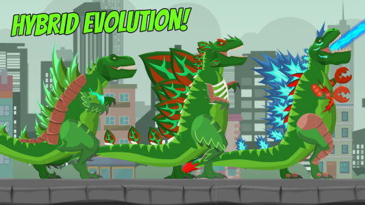 اسکرین شات 3 بازی Hybrid Titan Rex: City Rampage