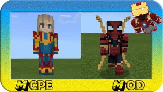 اسکرین شات برنامه Superhero mod for MCPE 4