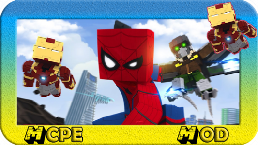 اسکرین شات برنامه Superhero mod for MCPE 7