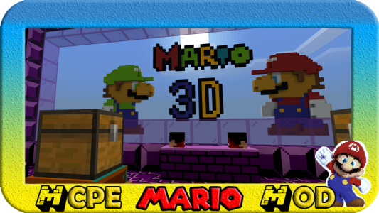 اسکرین شات برنامه Mod Super Mario 3D Minecraft 1
