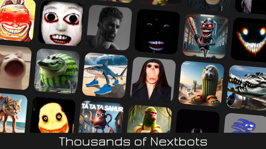 اسکرین شات 1 بازی Nextbots Online: Sandbox