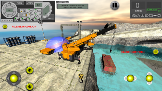 اسکرین شات بازی Crane Simulator & Truck 4