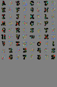 اسکرین شات برنامه Alphabet stickers for Doodle Text! 7