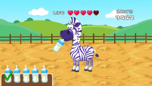 اسکرین شات بازی Dora Playtime with baby zebra 2