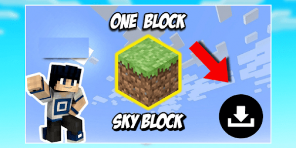 اسکرین شات برنامه One Block Survival Map for Minecraft 1