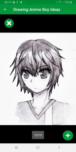 اسکرین شات برنامه Drawing Anime Boy Ideas 4