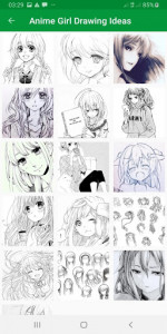 اسکرین شات برنامه Top Drawing Anime Girl Ideas (Complete Collection) 3
