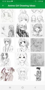 اسکرین شات برنامه Top Drawing Anime Girl Ideas (Complete Collection) 6