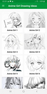 اسکرین شات برنامه Top Drawing Anime Girl Ideas (Complete Collection) 1