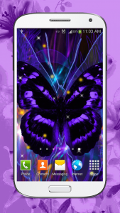 اسکرین شات برنامه Butterfly Live Wallpaper HD 2