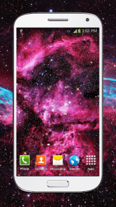اسکرین شات برنامه Galaxy Live Wallpaper 4