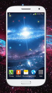 اسکرین شات برنامه Galaxy Live Wallpaper 3