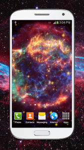 اسکرین شات برنامه Galaxy Live Wallpaper 5