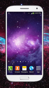 اسکرین شات برنامه Galaxy Live Wallpaper 2