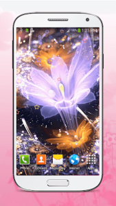 اسکرین شات برنامه Luminous Flower Live Wallpaper 2