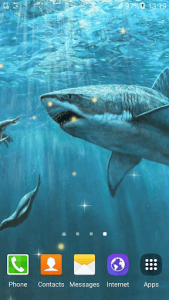 اسکرین شات برنامه Shark Live Wallpaper 7