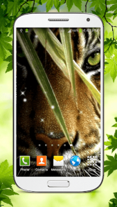 اسکرین شات برنامه Tiger Live Wallpaper HD 6