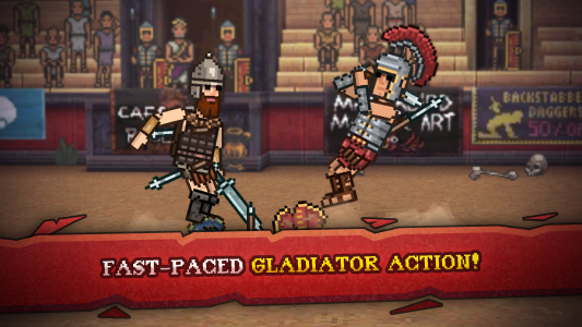 اسکرین شات بازی Gladihoppers - Gladiator Battle Simulator! 1