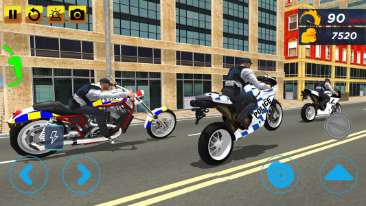 اسکرین شات بازی Police Stunt Bike Simulator 2